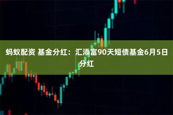 蚂蚁配资 基金分红：汇添富90天短债基金6月5日分红